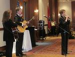 With great musicians Ben Hall and Diane Berry, I entertained the Ladies of Charity on September 18, 2010, at Nashville's West End Marriott